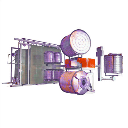 3 arm rotational moulding machinery